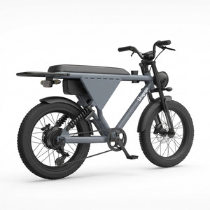 Unigogo AD9 Bicicleta Eléctrica Estilo Motocicleta Retro Vintage, 1500W, Largo Alcance, Neumáticos Anchos, Bicicleta Eléctrica Urbana para Adultos - Product Image 4