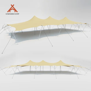 Kawagebo Kamp (KK) 49' X 33' Polyester 150 ㎡   Tentes extensibles imperméables en bâche PVC pour 60-75 personnes, idéales pour salons professionnels et événements - Product Image 6