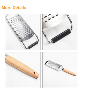 Râpe à main en acier inoxydable pour cuisine, pour fromage, citron, agrumes, gingembre, ail, chocolat, compatible lave-vaisselle - Product Image 4
