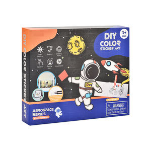 Kit de Arte de pintura para ventana, Color pegatina de DIY, juego de juguetes de dibujo artístico, álbum de cielo estrellado, Kits de pintura con pegamento tridimensional para niños - Product Image 1