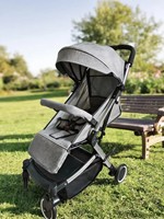 Poussette bébé légère 2-en-1, pliable et portable, 4 roues, système de voyage facile