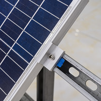 Toit au sol Carport Support de panneau en acier galvanisé Usine chinoise Coût moyen de l'installation solaire Pv