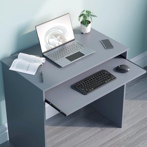 <strong>Pull</strong> <strong>Out</strong> Keyboard Shelf Computer <strong>Desk</strong> Home Office Furniture Computer Writing <strong>Desk</strong> Table Office and Home <strong>Desk</strong> - Product Image 6