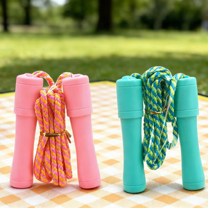 Children's Plastic Sports Rope <strong>Skipping</strong> Children's Outdoor Interactive Fitness Sports Events Promotional Gifts Can Be Customized - Product Image 2