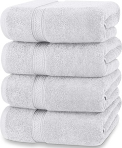 <span class=keywords><strong>Serviette</strong></span> <span class=keywords><strong>de</strong></span> Bain et <span class=keywords><strong>de</strong></span> Toilette Classique 100 % Coton 600 GSM, Couleur Personnalisée - Product Image 2