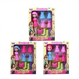 Jouet <span class=keywords><strong>de</strong></span> poupée solide <span class=keywords><strong>de</strong></span> 9 pouces pour jeu d'imitation, <span class=keywords><strong>jeux</strong></span> <span class=keywords><strong>de</strong></span> <span class=keywords><strong>maquillage</strong></span> et d'<span class=keywords><strong>habillage</strong></span> pour filles - Product Image 5