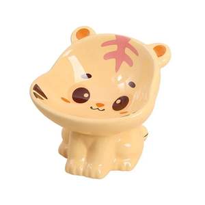 ชามเซรามิกสำหรับแมวเลี้ยงแบบยกขึ้นได้อุปกรณ์สำหรับสัตว์เลี้ยงอุปกรณ์สำหรับสัตว์เลี้ยงอุปกรณ์สำหรับกินอาหารลูกสุนัขสุนัขแบบเอียง - Product Image 6