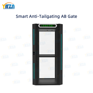 AI Slimme Interlockende Anti-Aanrijdbeveiliging Beveiligingspoort Professionele Voetgangers Toegangscontrole Mantrap Draaiende Poort IP54 Bescherming - Product Image 3