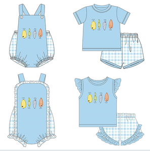 Pre-orden al por mayor: Conjuntos cortos <span class=keywords><strong>de</strong></span> verano para bebé (niño/niña) con apliques <span class=keywords><strong>de</strong></span> sandía a rayas, ropa <span class=keywords><strong>de</strong></span> boutique para niños. - Product Image 4