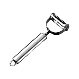Stainless Steel Double Headed Peeler For Fruit And Vegetable Kitchen <b>Tool</b> Handheld Scraping Knife - Product Image 3