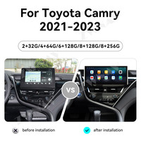ZWNAV 12,3 pouces pour Ford Camry 2021-2023 Autoradio GPS Navigation Lecteur multimédia vidéo Écran d'affichage Unité principale de voiture Sans fil