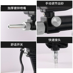 ปืนพ่นทรายแบบพกพา Dzt ใช้แรงดันลม สำหรับขจัดคราบและลอกผิว ขนาดเล็ก - Product Image 3
