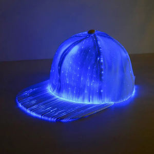 Meilleures ventes Casquette de baseball à fibres optiques lumineuse à LED phosphorescente dans le noir pour fête - Product Image 5
