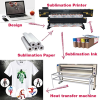 Plotter de Sublimación Original de Fábrica I3200A1 con Cabezales de Impresión Digital de Tinta para Textiles