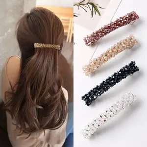 Nieuwe Koreaanse Elegante Haarspelden Haarspelden Crystal Rhinestone Haarspeldjes Haarspeldjes Voor Vrouwen Meisjes Haar Accessoires