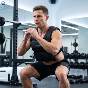 Gilet lesté robuste pour l'entraînement avec blocs de fer amovibles – Gilet d'entraînement durable pour le CrossFit et la <span class=keywords><strong>musculation</strong></span> - Product Image 2