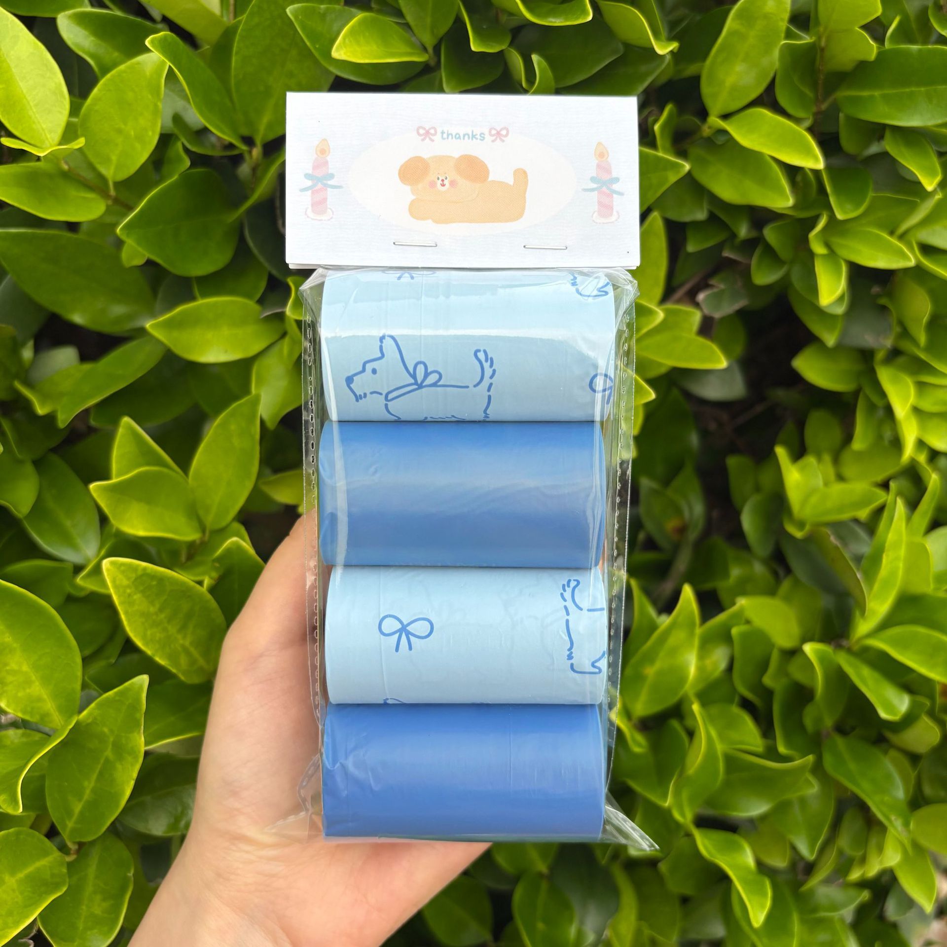 Parfum Océan Bleu 4 rouleaux 0,012 mm