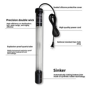 <span class=keywords><strong>Lampe</strong></span> <span class=keywords><strong>UV</strong></span> ultraviolette pour <span class=keywords><strong>aquarium</strong></span> pour la stérilisation et la purification de l'eau. <span class=keywords><strong>Lampe</strong></span> de plongée pour éliminer les algues et la stérilisation - Product Image 2