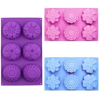 Moule à gaufrage pour gâteau, fondant, chocolat, en forme de diamant, grain de fleurs, moule d'impression, outils de décoration de gâteau