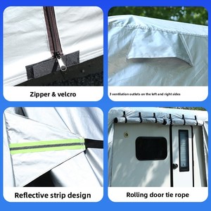 Funda para <span class=keywords><strong>caravana</strong></span> de tela Oxford para exteriores, impermeable, resistente a los rayos UV, para camping, remolques y autocaravanas, de <span class=keywords><strong>Amazon</strong></span>, China - Product Image 2