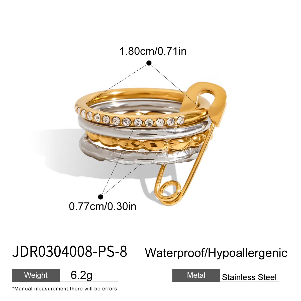 Bicolore JDR0304008-PS-8