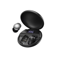 Mini écouteurs intra-auriculaires ANC TWS sans fil Bluetooth, petits écouteurs stéréo à réduction de bruit pour dormir sur le côté