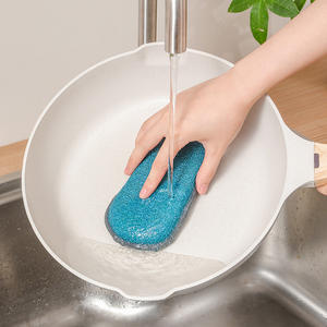 Esponjas de Limpieza Ovaladas Resistentes para Fregar Manchas Difíciles en Ollas, Fáciles de Limpiar, Almohadillas de Limpieza que No Dejan Rayaduras - Product Image 2