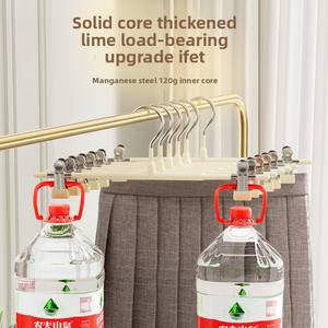 Verstelbare Metalen Hangers Voor Rokken En Broeken Multi-Stapelbare En Ruimtebesparende Gerichte Opslagoplossing Voor Keukengebruik - Product Image 3