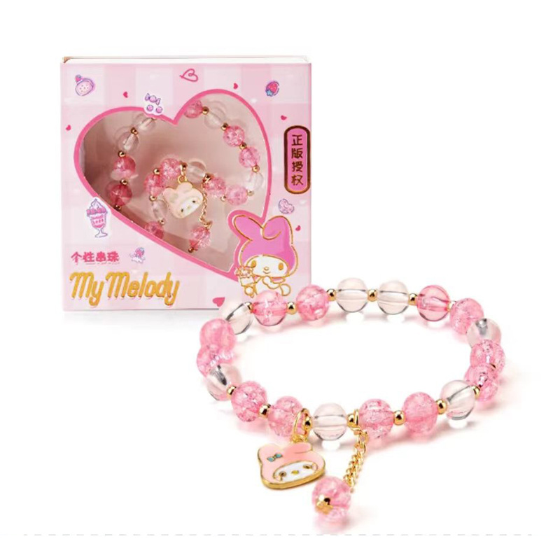 Sanrio Kuromi Bracelet - Cute Beaded Gift for Kids