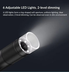 Mikroskop Digital perbesaran 1000X, dengan layar LCD <span class=keywords><strong>2</strong></span> inci 8 lampu LED untuk inspeksi PCB dan penyolderan - Product Image 6