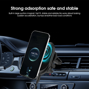 Mejor oferta Ready Stocks magnético 15W inalámbrico Air Vent soporte para teléfono cargador <span class=keywords><strong>de</strong></span> coche para <span class=keywords><strong>iPhone</strong></span> 15 pro Max - Product Image 5