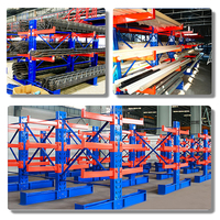 DJ Cantilever Racking Simple Double Face Bois Quincaillerie Aluminium Acier Étagère Bras Rack Stockage Entrepôt Heavy Duty