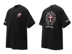 Camiseta de Manga Corta CH Croma de Algodón, Exclusiva para Comercio Exterior, Venta al Por Mayor, Lisa, Sin Arrugas, Casual, Blanca, para <span class=keywords><strong>Hombre</strong></span> y Mujer - Product Image 6