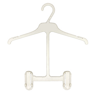 Ensemble <span class=keywords><strong>2</strong></span> pièces de cintres Lavinia en plastique transparent noir PP blanc à bas prix pour bébés et enfants Vente en gros d'usine - Product Image 3