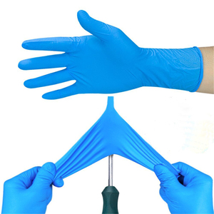 Guantes de nitrilo desechables de buena calidad, sin látex, hipoalergénicos, con certificación CE - Product Image 2