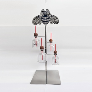 Copa de Cóctel en Forma de Árbol de Acero Inoxidable con Botella de <span class=keywords><strong>Tequila</strong></span> de Plástico, Accesorios para Bebidas de Bar - Product Image 3