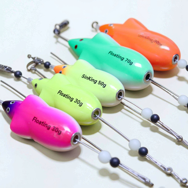 High Quality Eco-Friendly Lightweight 30g 50g 70g 90g Stainless Steel ABS Vertical Buoy Angle Shape Long Tail Fishing Float