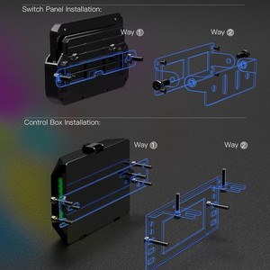 Panneau de commande sans fil à 8 touches, contrôle tactile 8 voies RGB pour modification de camping-car et bateau - Product Image 3
