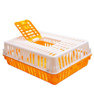 Vente en gros Boîte de roulement pour poussins Caisse de transport de volailles vivantes en plastique neuve résistante à la pression Cage à poulets - Product Image 1