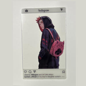 Porte-cartes en PVC transparent personnalisé imprimé, porte-cartes photo Kpop, porte-cartes photo holographique, charme - Product Image 3