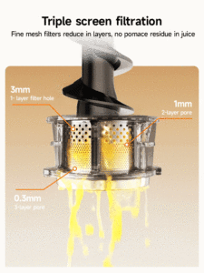 Fast 3-Day Shipping Masticating Juicer Easy Assembly Slow Juicer Machines with Quick Clean Technology 2 Modes for Hotel Use - Product Image 3