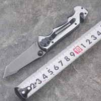 Couteau de poche en alliage de titane Couteau pliant tactique edc de survie en camping en titane