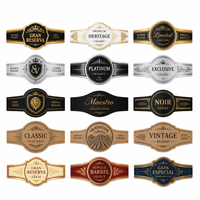 Bandes de cigares personnalisées à impression numérique multicolore, étiquettes artistiques dégradées en édition limitée pour les artisans de boutiques