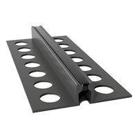 Profils en plastique gris de joint de dilatation de PVC de gris pour la bande concrète de PVC