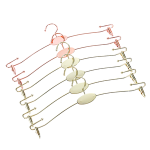 Cintres organisateur de sous-vêtements et de <span class=keywords><strong>soutien</strong></span>-<span class=keywords><strong>gorge</strong></span> en métal de haute qualité avec clips cintres d'exposition de lingerie femme pour cuisine et salon - Product Image 1