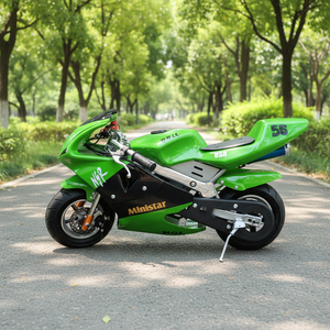 Mini moto à essence Mini pocket bike 49cc 2 temps Refroidi par <span class=keywords><strong>air</strong></span> Capacité de carburant de 2L Vitesse maximale de 40 à 60 km/h - Product Image 2