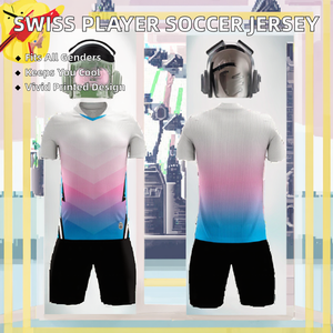 Servicio OEM al por Mayor, Conjuntos de Camisetas de Fútbol Versión Jugador, Transpirables, Personalizadas para Equipos, Unisex para Adultos - Product Image 2