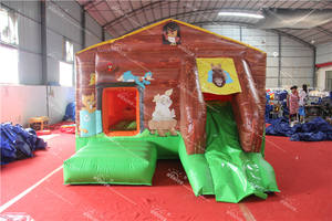 Parque de Diversiones Inflable Comercial Profesional para Niños, Castillo Trampolín con Diseño de Granja, Color Personalizado, Sin Plomo, Ignífugo, Fácil de Instalar - Product Image 2