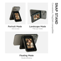 Nouvelle conception de luxe, étui portefeuille magnétique pour téléphone portable avec écran E Ink intelligent NFC, personnalisable pour iPhone 17 16 15 14 13 Pro Max