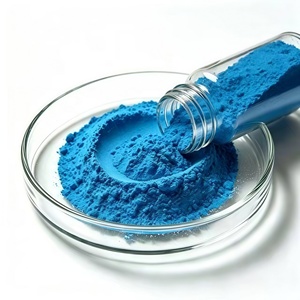 Fabricante Suministra Péptido de Cobre GHK-Cu, Ingrediente Cosmético en Polvo Azul para el Cuidado de la Piel - Product Image 4